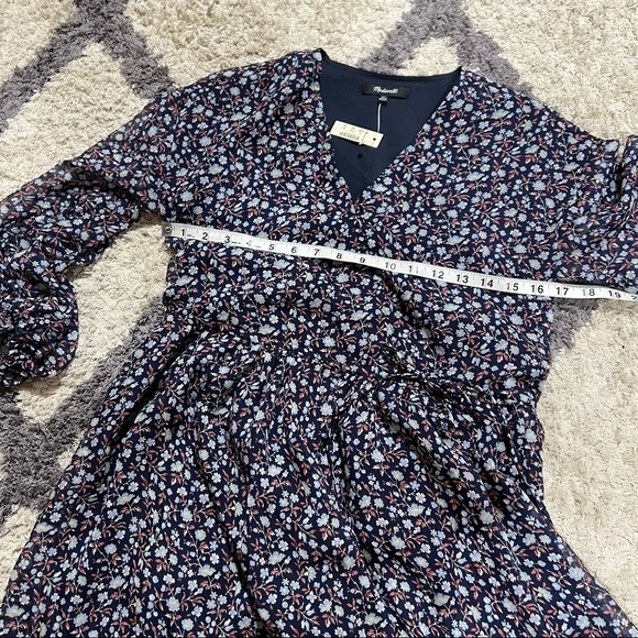 NWT Madewell Tie-Waist Midi Dress in Harvest Vine - Picture 11 of 13